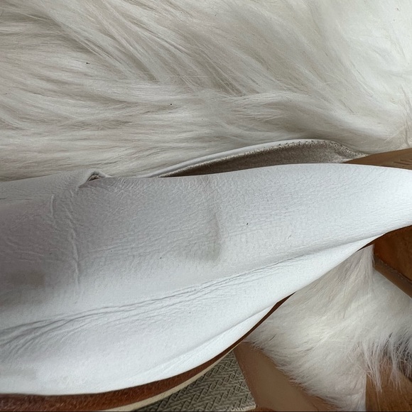 James Smith Cafe society mule white wood leather 38 - Picture 9 of 10